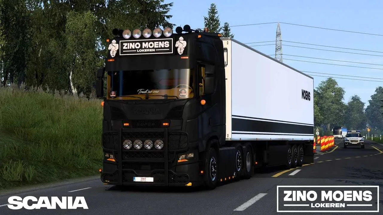 Scania S650 + trailer Zino Moens v1.49 ETS2